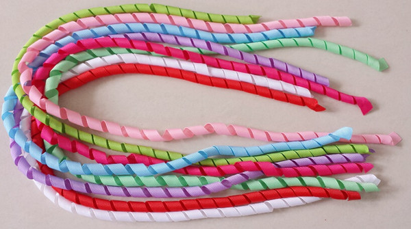50pcs corker curly tassel grosgrain ribbon streamer curl korker fit DIY Dress shoes hat headwear Hair bows clips bobbles Accessories D021