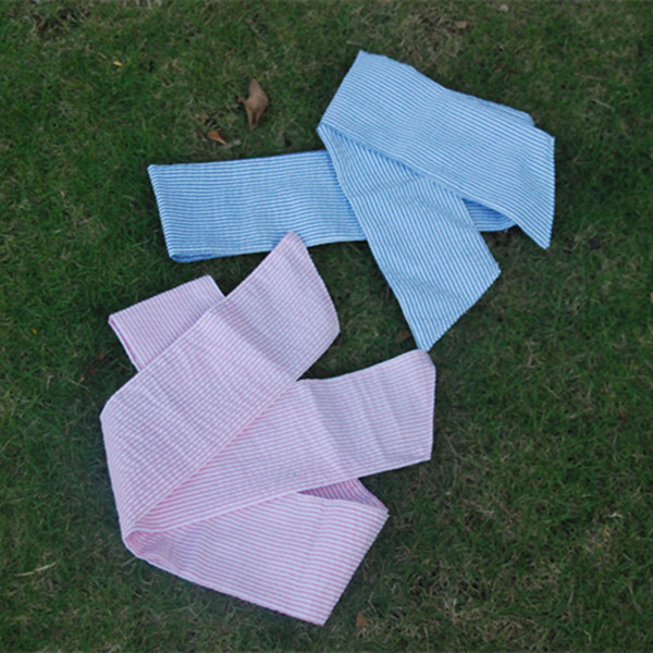 Wholesale Blanks Seersucker Swaddle Sash Baby Protector Gift for Her in 2 Color Epacket Shipping DOM106203