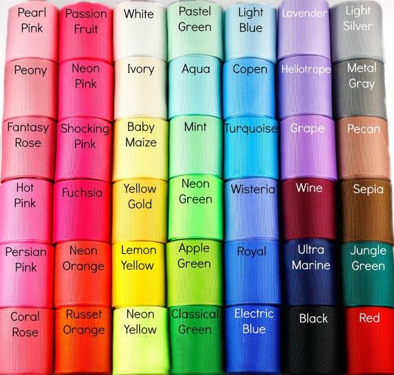 196 colors Ribbon 1-1/2 inch 2