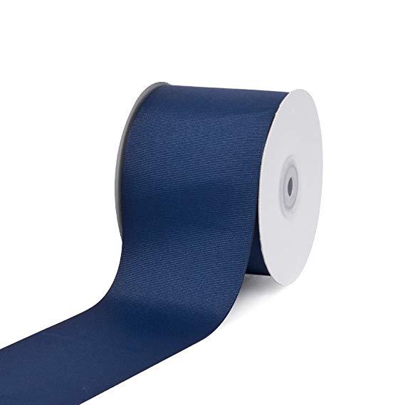 HOT 3'' 75mm polyester plain solid color grosgrain ribbon for gift ribbons bows hair accessories 196 colors 100yards/