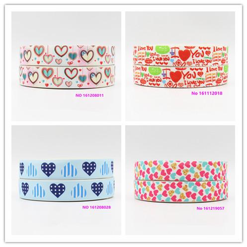 ribbon 22mm 161021007 cartoon printed grosgrain ribbon webbing 50yards/roll for hair tie free shipping can custom 16mm 25mm 38mm 50mm 75mm