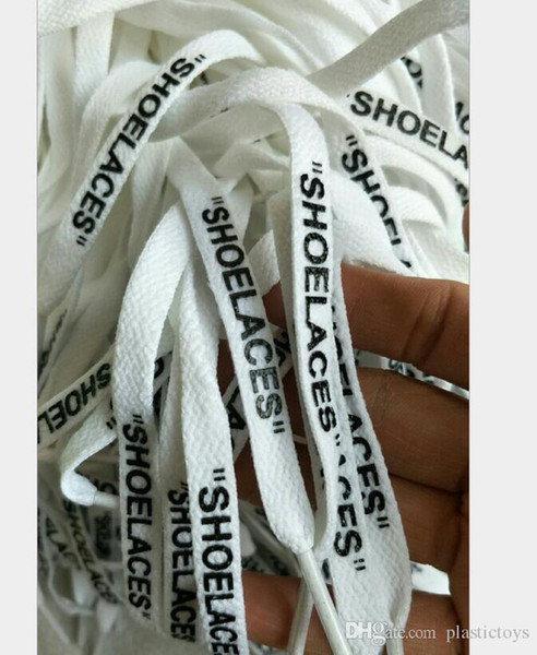 Shoelace white and black and red for children's and adult's shoes material suitable for leisure shoe sneakers