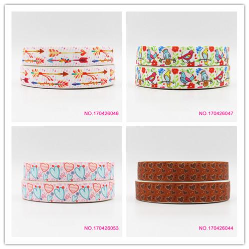 ribbon 22mm 170426011 cartoon printed grosgrain ribbon webbing 50yards/roll for hair tie free shipping can custom 16mm 25mm 38mm 50mm 75mm