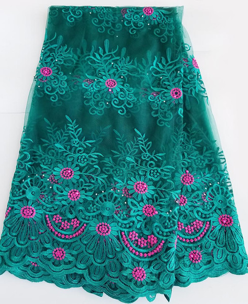 5 yards clearance french lace African tulle lace fabric very soft and high quality you will like this material
