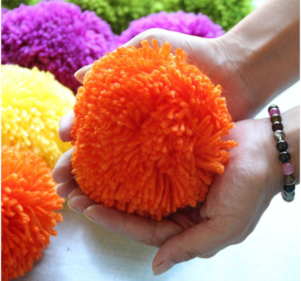 Knitting Wool Pompom Ball Hats Caps Wool Ball DIY Collar Ball Shoes Hats Bags Gloves Balls