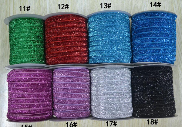 NEW ARRIVE 3/8''(10mm) Glitter Velvet Ribbon/Metallic velvet Ribbon, 50 yard/color .18 colors can option (no elastic).