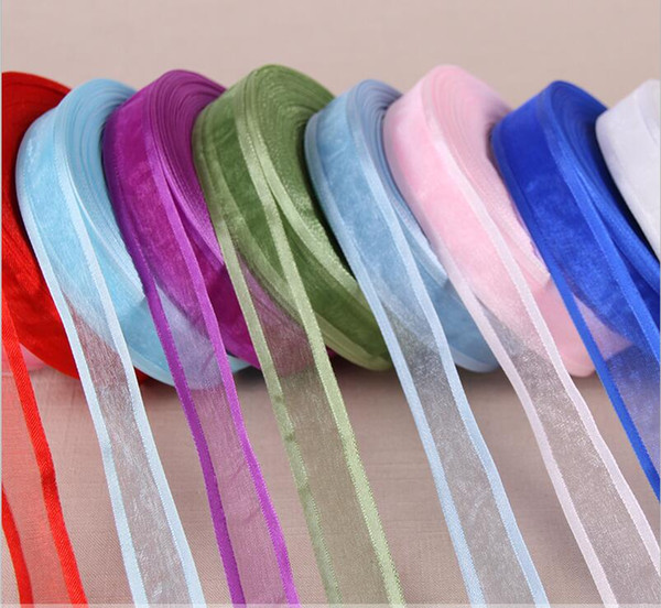 27 colors choose (250yards/lot) 3/4''(20mm) Broadside organza ribbons wholesale gift wrapping decoration ribbons