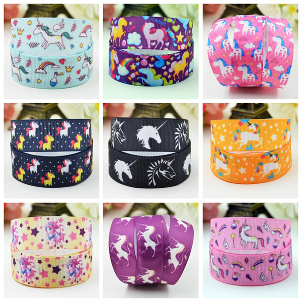 Unicorn Ribbons for DIY Supplies Unicornio Bow Makers' Grosgrain Ribbon Etsy Hand Craft Accessories Hair Bows Ribbon Unicorn Polyester