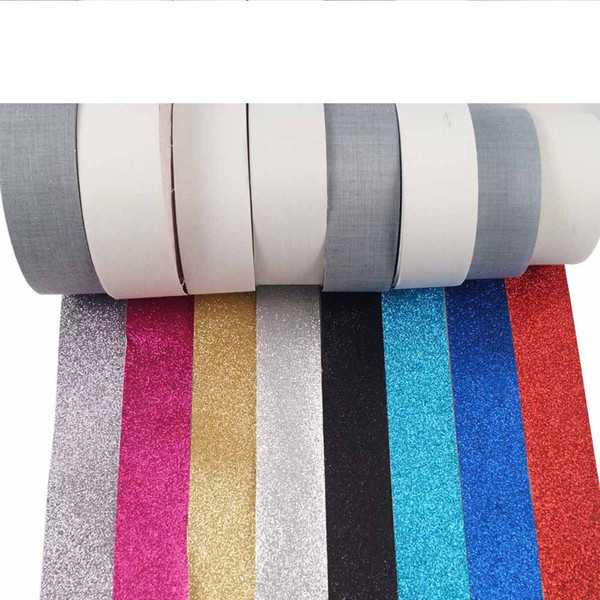 Wholesale 50mm Solid Glitter Ribbon DIY Hairbows Accessories DIY Bag Materials Holiday Decorations Materials Garment Decorative