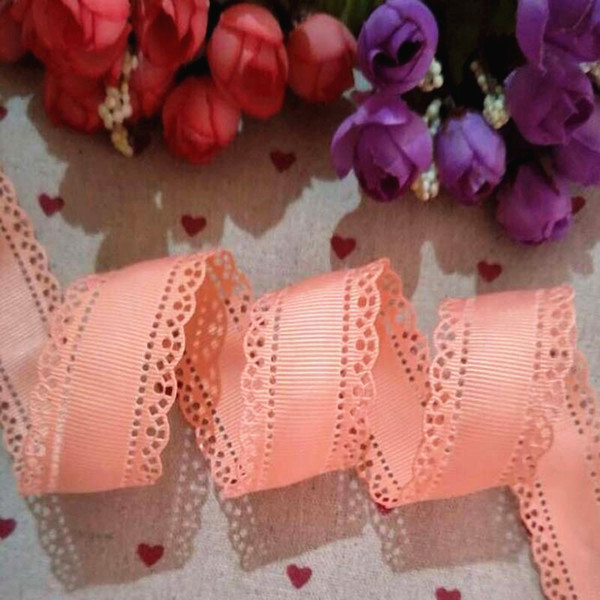 30mm lace cartoon ribbon 10 yards hand-hair bow material DIY decorative gift packaging printing Grosgrain ribbons