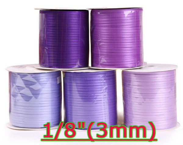 [RibbonBuy] Double Face Satin Ribbon 3mm DIY Hair bow Tape 500yard/roll Free Shipping