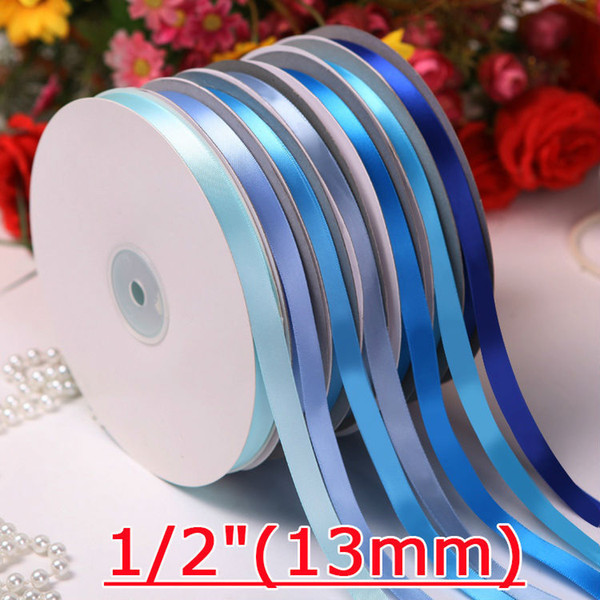 0.5 inch (13mm) Single Face Satin Ribbon Packing Ribbon 100yards/lot Free shipping