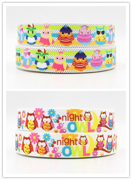 ribbon 22mm 170807039 cartoon printed grosgrain ribbon webbing 50yards/roll for hair tie free shipping can custom 16mm 25mm 38mm 50mm 75mm