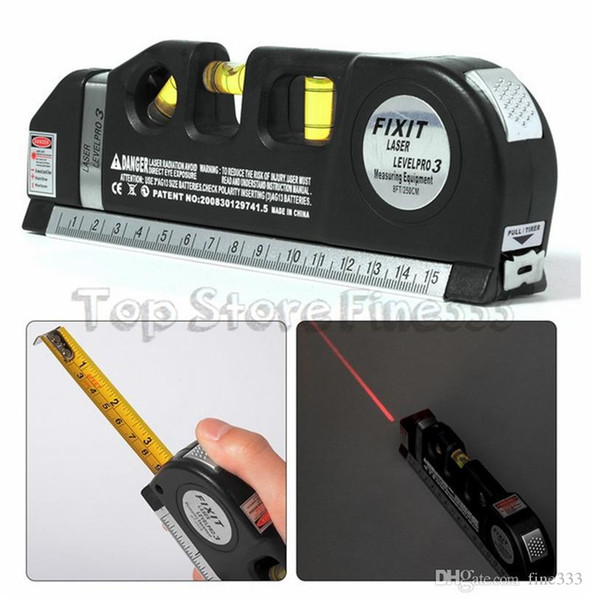 Multipurpose Laser Level laser measure Line 8ft+ Measure Tape Ruler Adjusted Standard and Metric Rulers Professional Wholesale