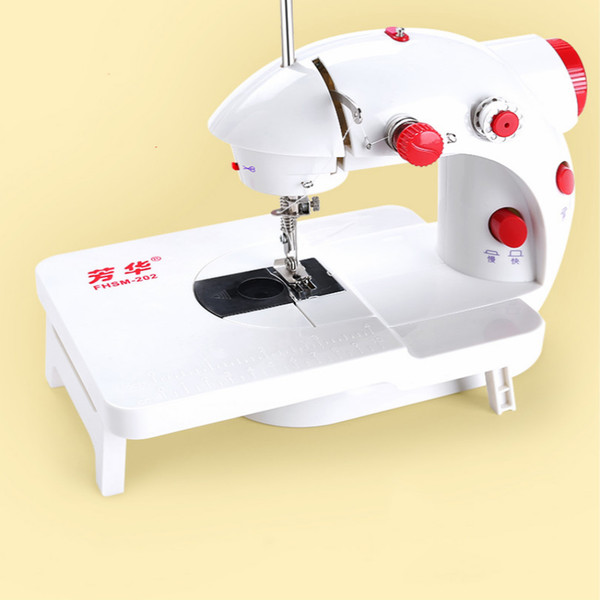 20*19*10CM universal battery 220v power 6W mini sewing machine mini maquina de costura naaimachine FREE SHIPPING