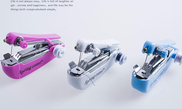 Portable manual mini sewing machine, outdoor domestic small sewing machine
