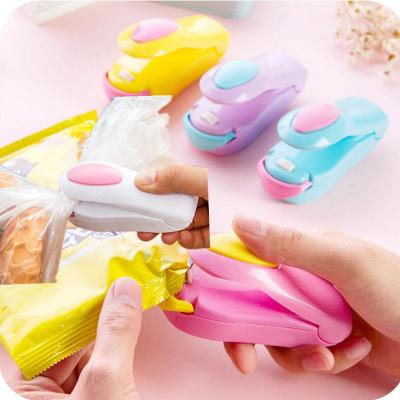 Magic cute mini heat sealing mashine impluse sealer seal packing plastic bag kit tools free shipping