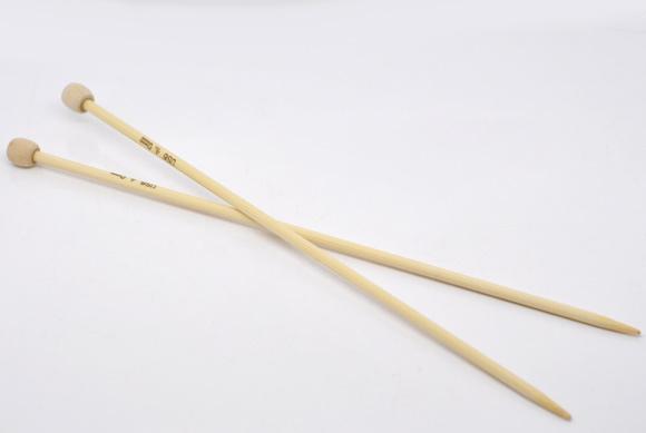 1 Pair 23cm Bamboo SP Knitting Needle( US Size 6/4mm)