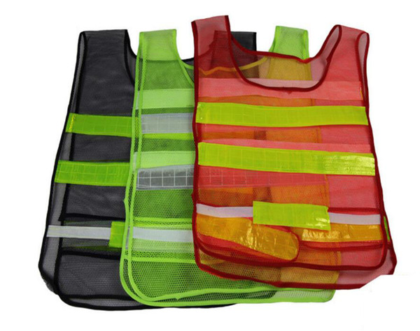 School dedicated safety clothing reflective vest hollow mesh vest high visibility warning safety work construction traffic vest