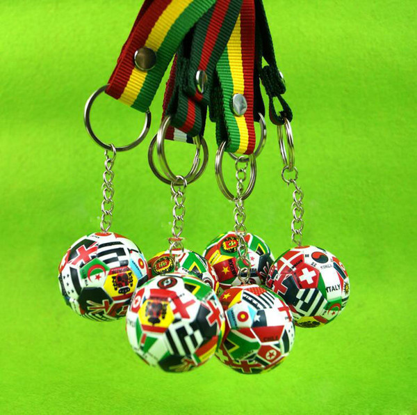 NEW Simulation Small Football Key chain Fan Souvenirs Activities Gifts Key Chain Creative Gift Wholesale Free Shipping