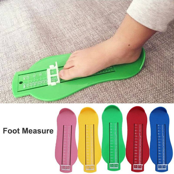 Children Kids Shoe Sizer Toddlers Handy Foot Measure Creative Ordering Gauge Ruler HE033 Azada Sizer Ninos Motyka Sizer Batolata