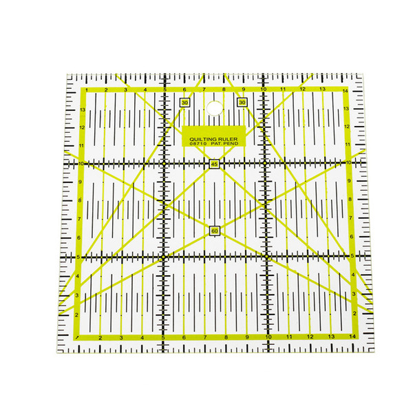 1Pc Large Size Patchwork Ruler Quilting Tools Thick Acrylic Fabric Cloth Ruler for Patchwork DIY Sewing Quilting Tools