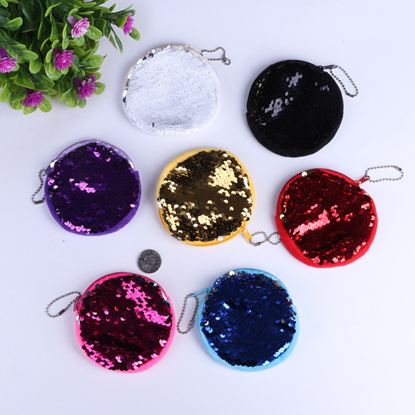 7 Colors 10cm Sequin Mermaid Coin Purse Mermaid Glitter Handbag Evening Wallet Women's Pouch Chirstmas Gifts