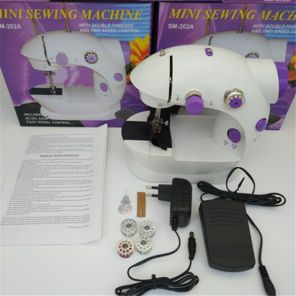 Sewing machine household, electric sewing machine, mini multi-function, with a lamp with a knife sewing machine