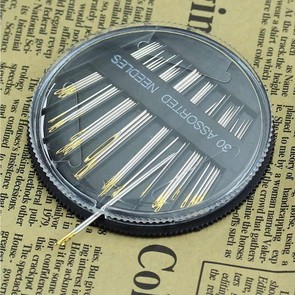 HOT SALE Popular 900PCS/ Assorted Hand Sewing Needles Embroidery Mending Craft Quilt Sew Case DROP SHIPPING