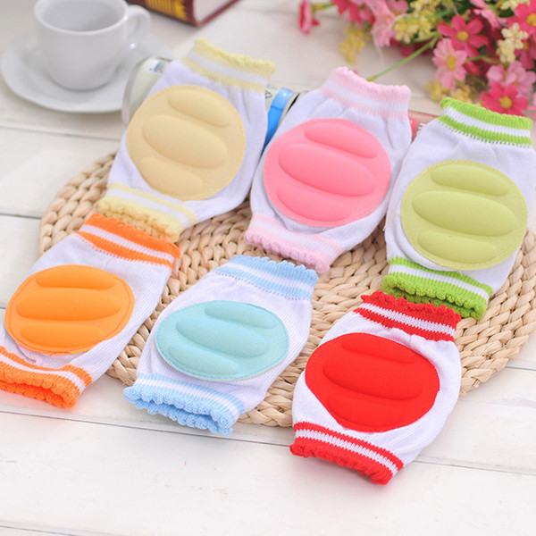 2018 1Pair Baby Kneepad Cozy Cotton Breathable Sponge Children Knee Pads Learn To Walk Best Protection Crawling Leggings Pad