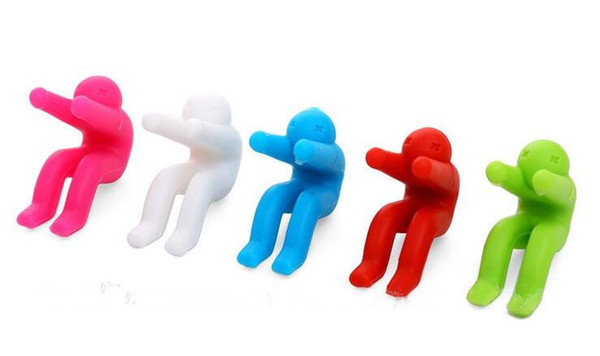 New Silicone Spill-proof Small Person Enlarge Raising for Pot Cover Cap Anti-overflow Tool Kitchen Material Phone Holder Stand