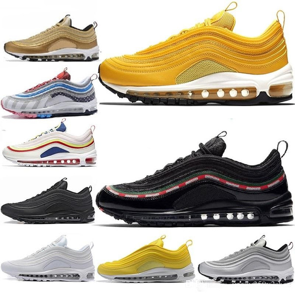 2019 new QS Metallic Pack running shoes for mens women sneakers designer men trainers silver gold black white Gym red sports