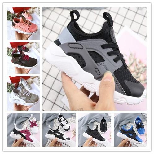 Child New Kids Huarache 4.0 Running Shoes Children Designer Hurache Casual Trainers Breathable Classical Sneakers Infant Baby Size 22-35