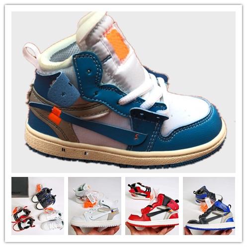 Jointly Signed OG 1s UNC Kids designer Basketball shoes Chicago 1 Infant Boy Girl Sneaker Toddlers New Born Baby Trainers Children footwear