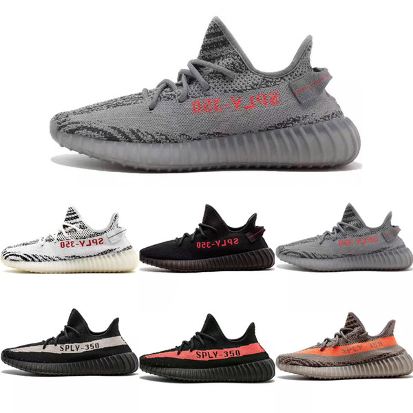 Hot Sale Men Women Running Shoes Zebra Beluga 2.0 Kanye West V2 Sneakers Trainer Black Grey Red