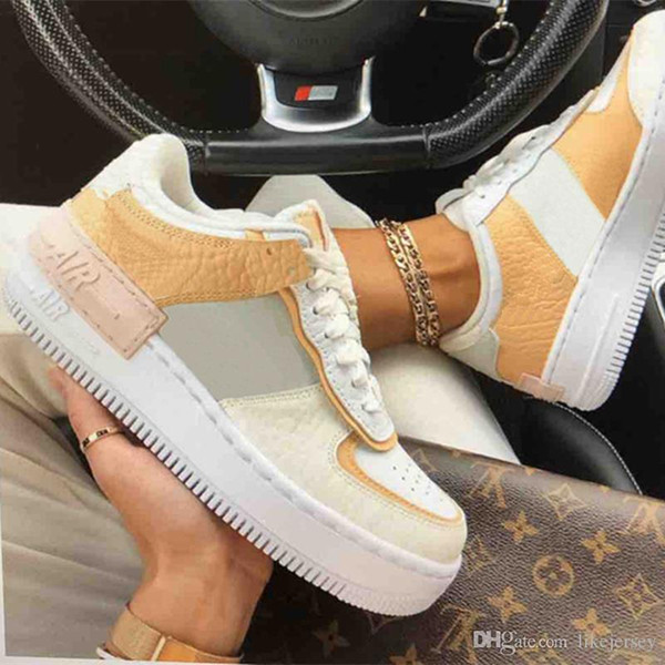 New Forced Low WMNS Designer Cream Women Girls Candy Macaron Running Shoes 1 Shadow Tropical Twist Sport one Skateboard Sneakers