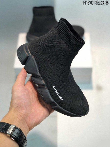 2020 New Fashion Baby Kids Shoes Socks Boots Children Slip-On Casual Flats Speed Trainer Sneakers Boy Girl High-Top Running Kids baby Shoes