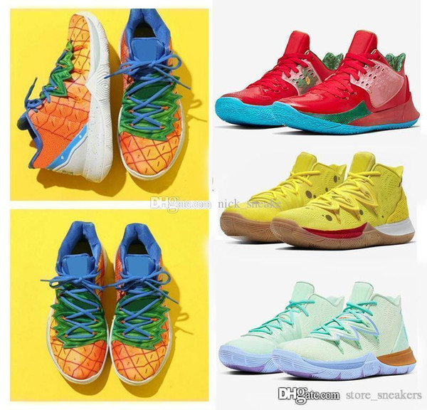 2019 New Arrival Mens Kyrie basketball Shoes TV PE Basketball Shoes 5 For Cheap 20th Anniversary Sponge x 5s V Five Sports Sneakers