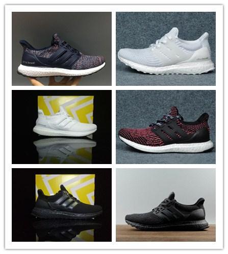 Ultra Boost 4.0 Triple Black and White Primeknit Oreo CNY Blue grey Men Women Running Shoes Ultra Boosts ultraboost sport Sneakers