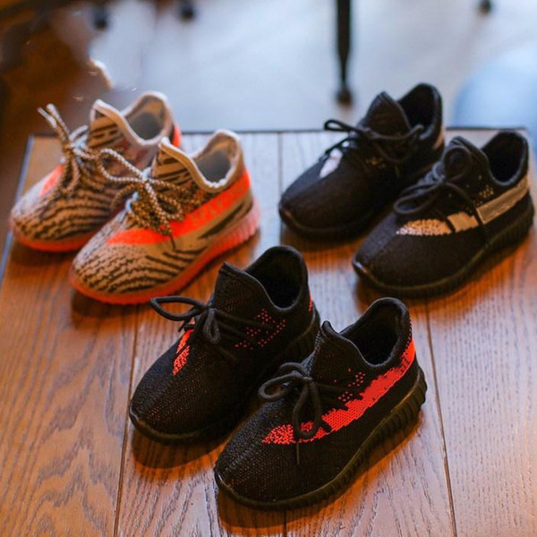 Kids Designer Shoes Sneakers Baby Toddler Kanye West Run Shoes Infant Children Boys Girls Chaussures Pour Enfants