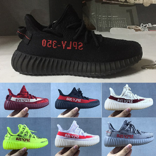 Kids Casual Athletic Sports Shoes Semi Frozen boots 350 Beluga 2.0 Grey Orange boots Zebra Core Black Red Kanye West