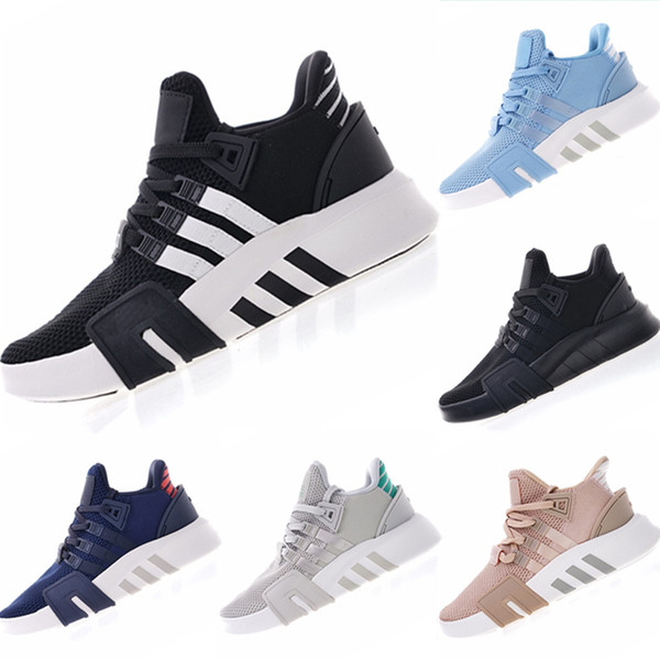 2019 EQT Bask Primeknit Basketball Boots Originals EQT Bask Mix Rubber Built in Buffer Foam Mid Top Sports Shoes