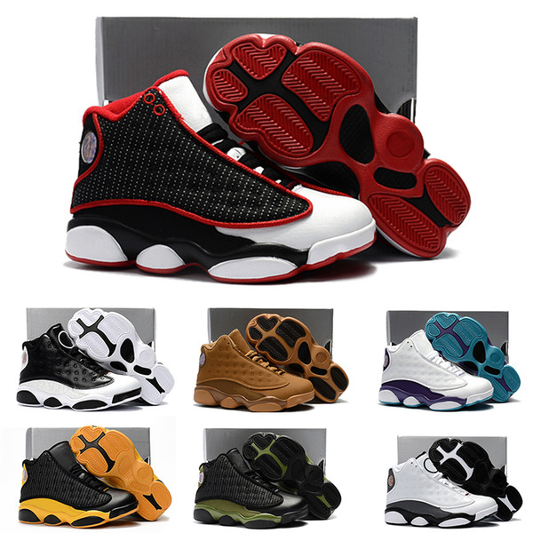 Boys Girls 13 Kids Basketball Shoes Childrens 13s 13 14 DMP Pack Playoff Sports Shoes Toddlers Birthday Gift Youth Kids Sports