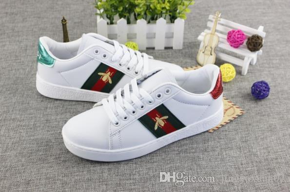 kids shoes Spring and Autumn 1214New Medium and Large Children Canvas Shoes Boys Little White Shoes Girls Little Bees Leisure Boards 35-44cm