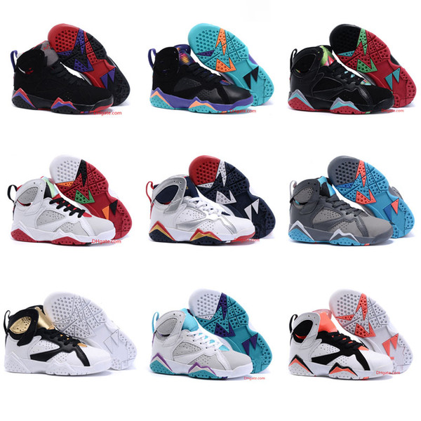 Children Sneakers hot Quality Kids 7 VII Basketball Shoes Boys Girls Kids Athletic basketball shoes Free Shipping 28-35