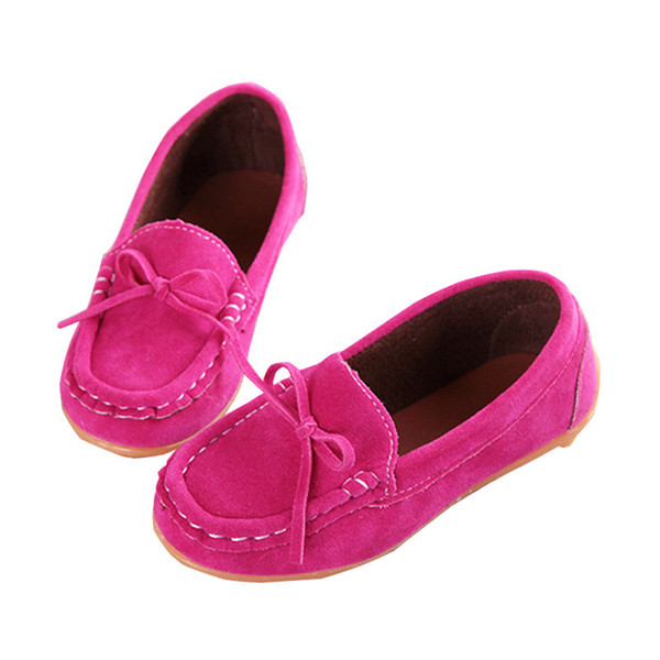 kids shoes boys girls leather suede fashion Moccasins boat shoes Children PU Leather Sneakers For Baby shoes Soft Loafers Shoe