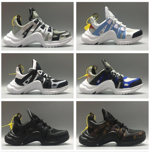 Luxury Brand Original Box Archlight Man Casual Shoes Woman Sneaker New Designer High Quality Mixed Colors TPU sole Race Runner Grandpa Shoes