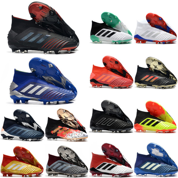 2019 top quality hot sale soccer shoes Predator 19 FG soccer cleats mens football boots Predator tango 19 botas de futbol Archetic