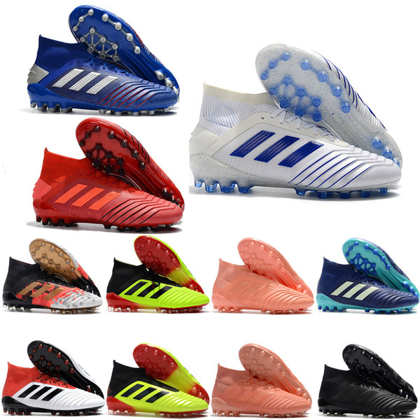 2019 top quality soccer shoes Predator 19.1 AG soccer cleats mens football boots Predator tango 19 chuteiras de futebol