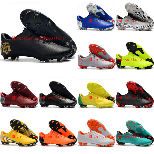 2019 mens soccer shoes Mercurial VaporX XII PRO CR7 FG soccer cleats Mercurial Superfly outdoor football boots scarpe da calcio